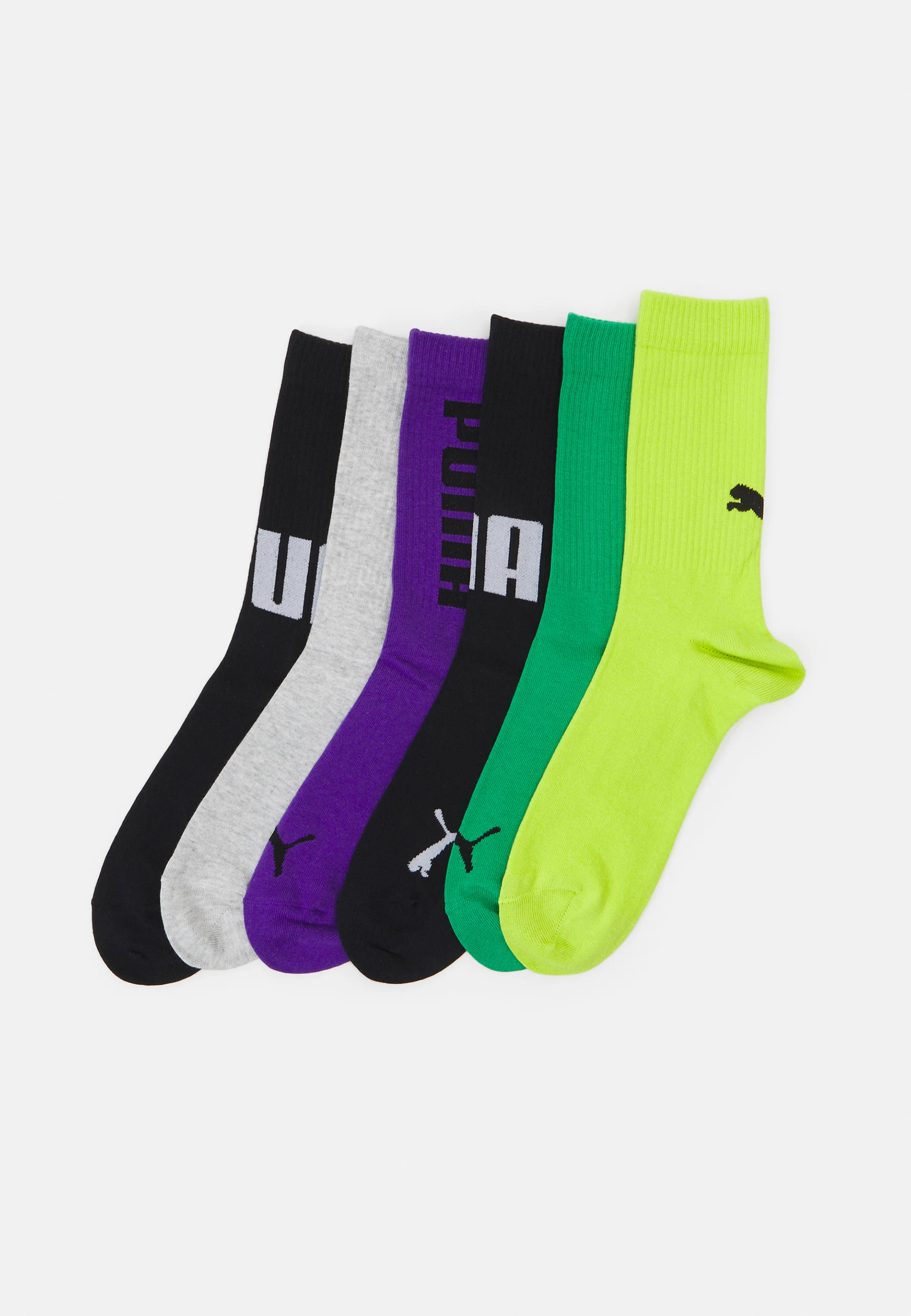 Calcetines deportivos Puma BIG LOGO CREW UNISEX (paquete de 6)