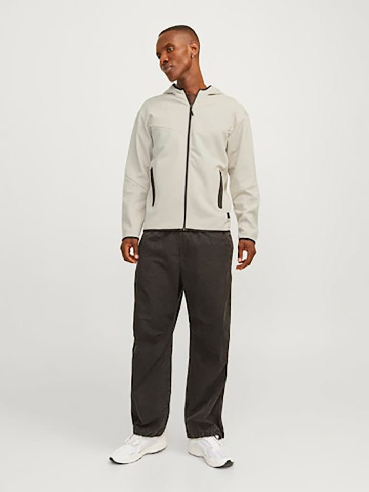Jack & Jones Sweatjacke in Creme günstig kaufen