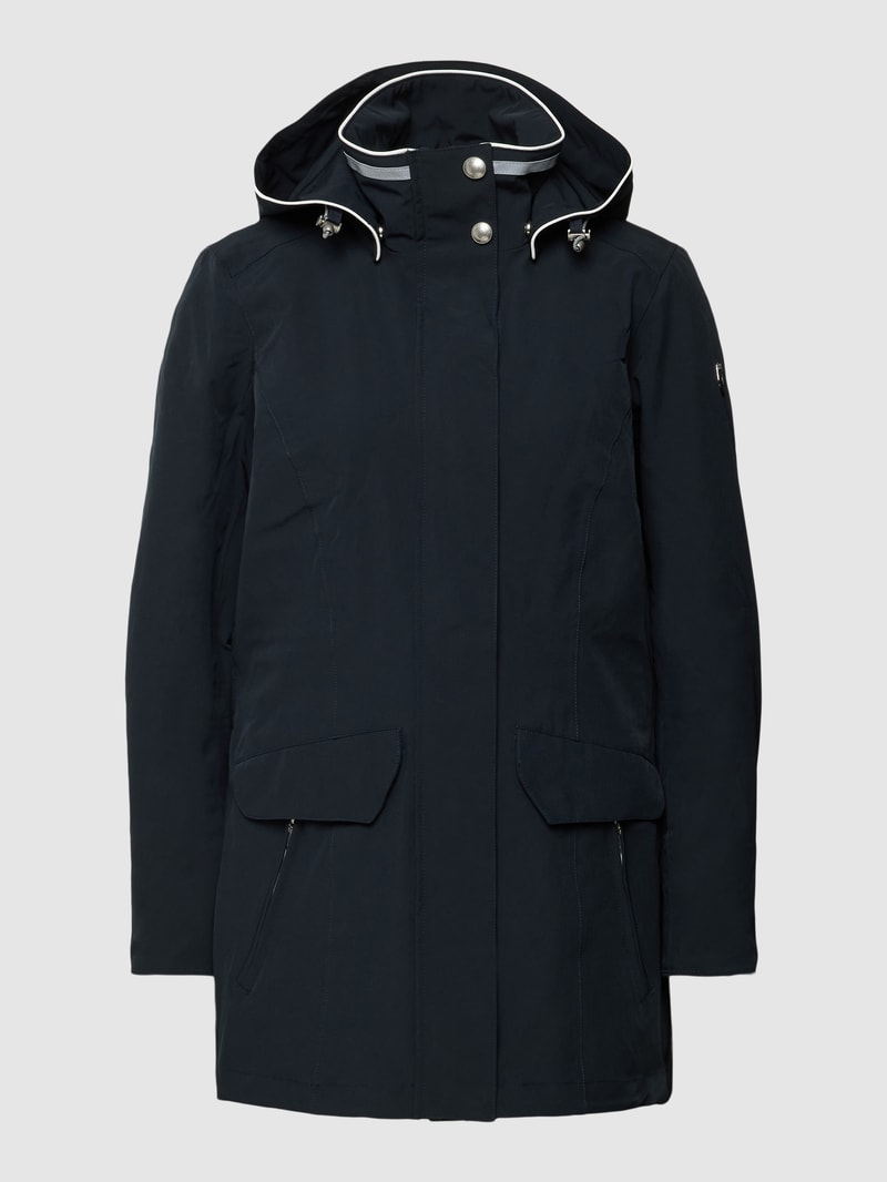 Funktionsjacke mit Label-Detail Modell 'MODENA' in marineblau