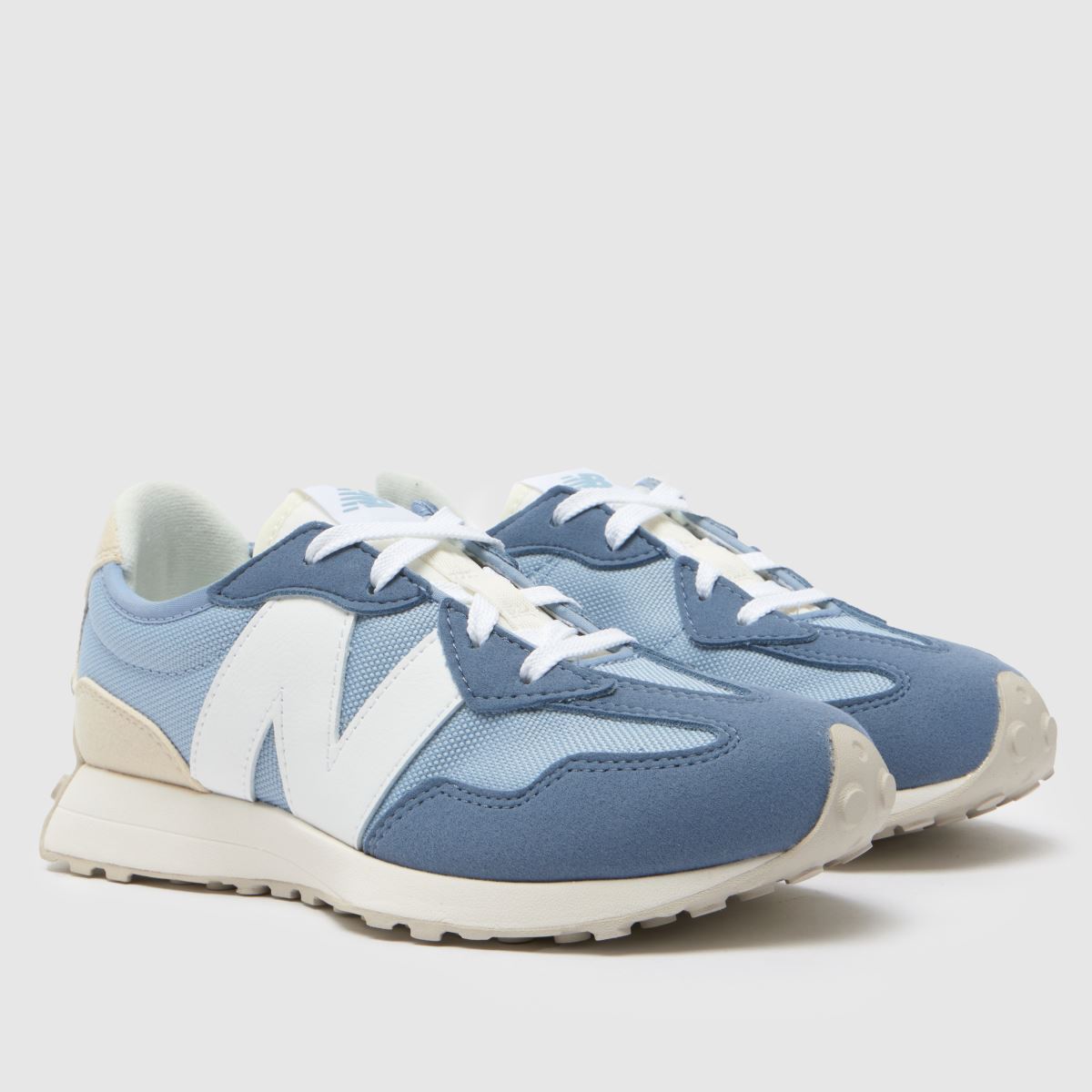 New Balance ljusblå 327 Pojkar Ungdomsskor