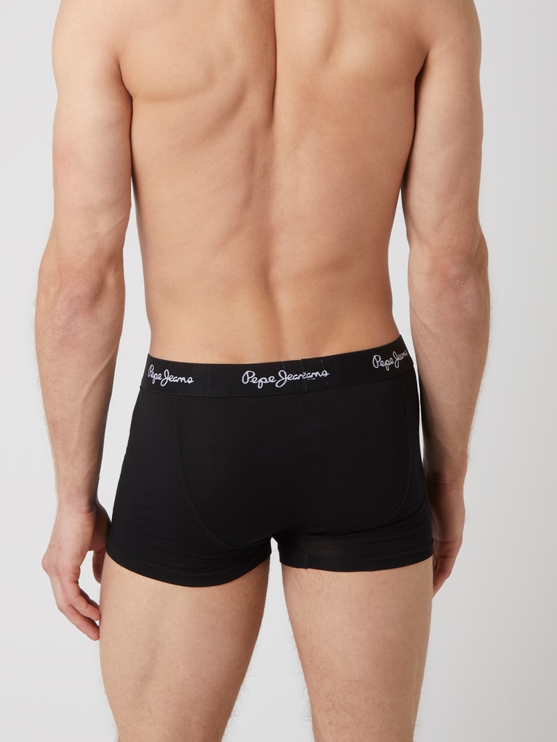 Trunks mit Modal-Anteil im 3er-Pack in schwarz