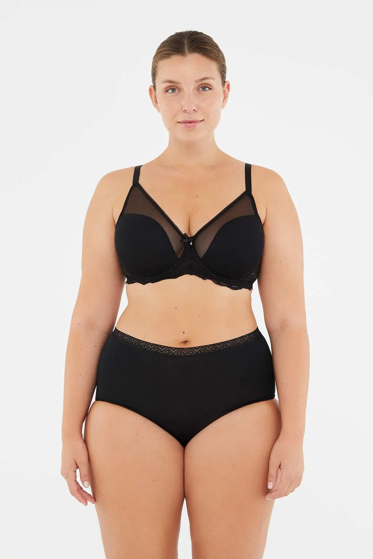 Dagi  Schwarzer Aphrodite-BH mit Körbchen