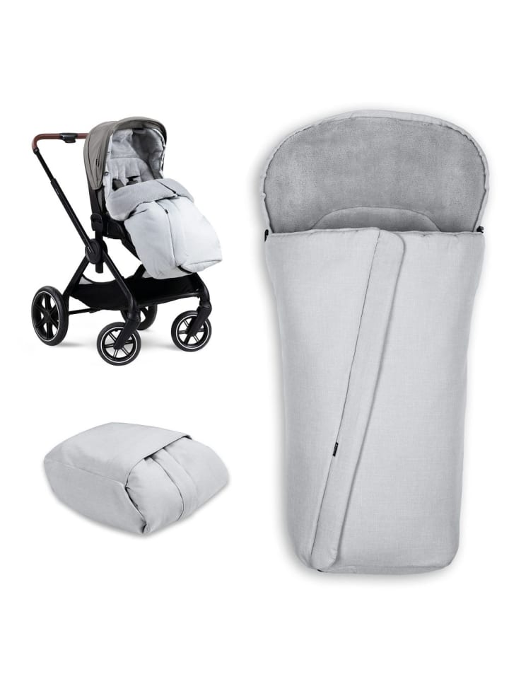 Hauck Winter-Fußsack für Kinderwagen und Buggy Pushchair in grau günstig kaufen onesize