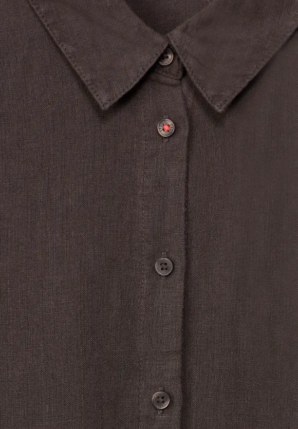 CECIL Leinenkleid mit Knopfleiste