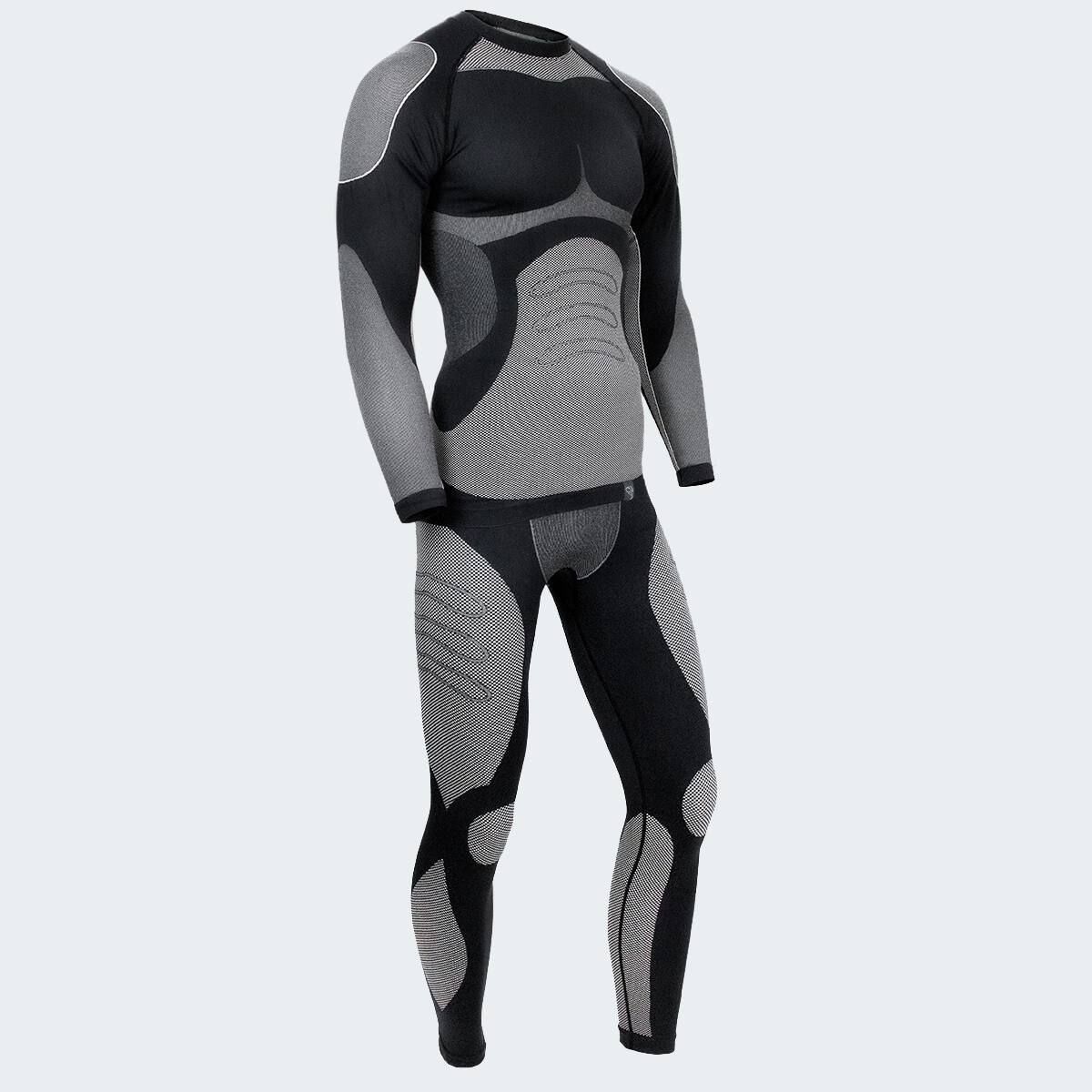 Black Snake Python Black Herren Funktionsunterwäsche Set