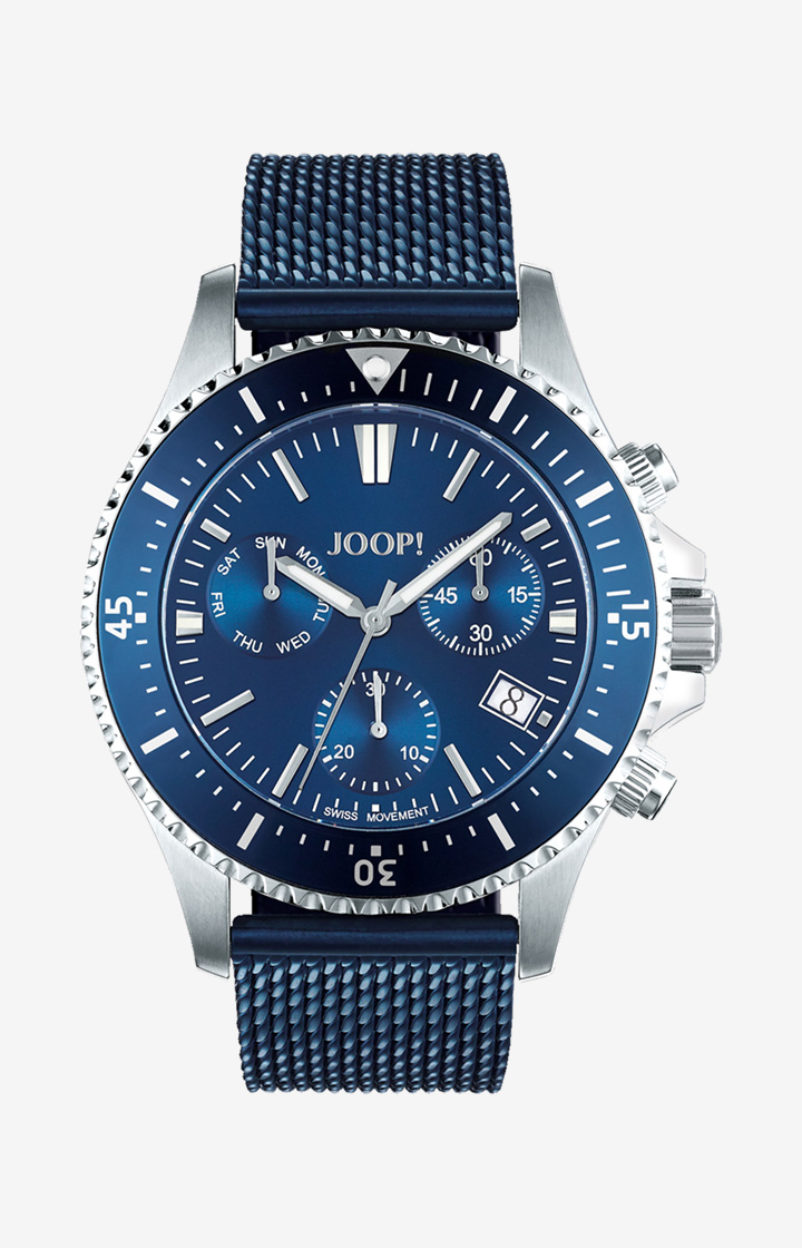 Herrenuhr in Blau