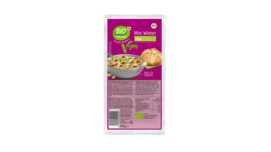 BIO PRIMO Bio Vegane Mini Wiener 170 g