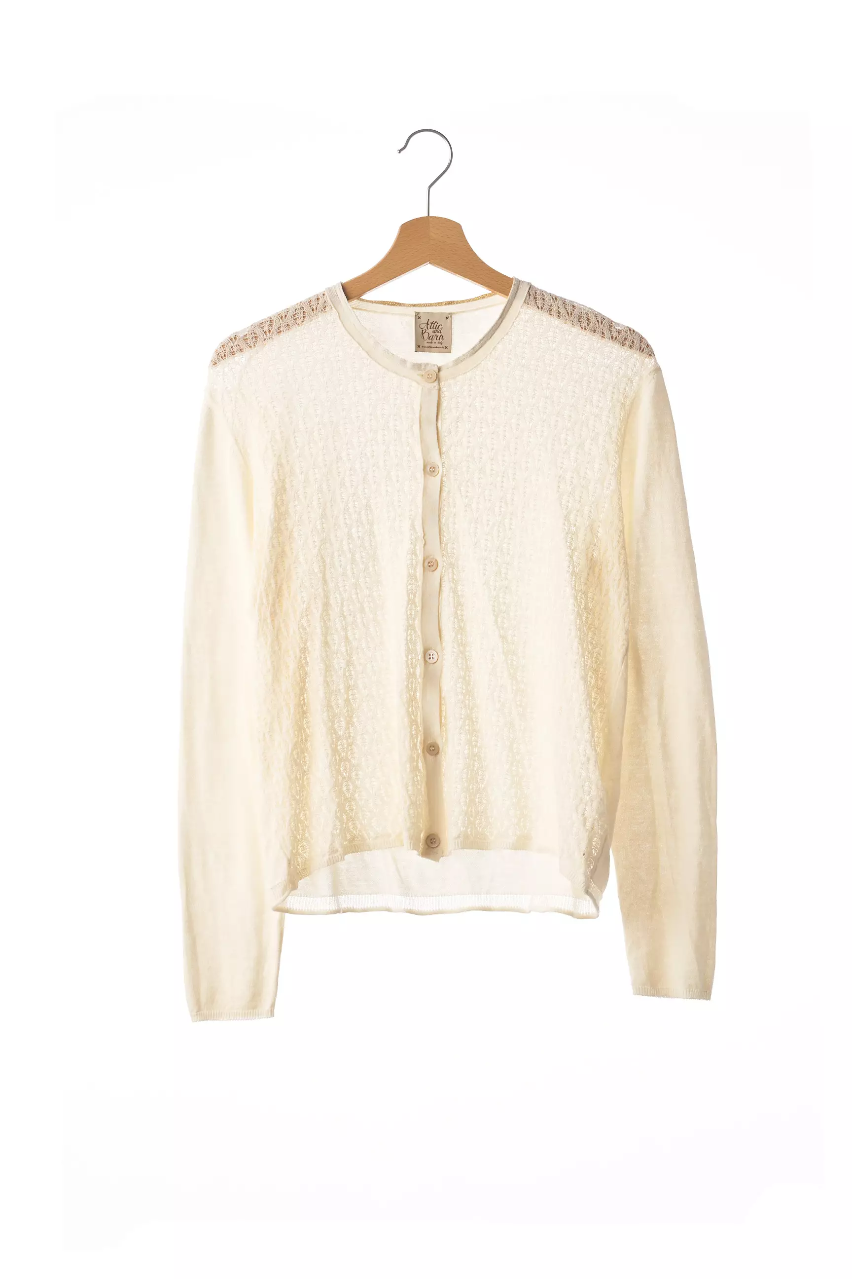 Attic And Barn Cardigans Femme couleur beige
