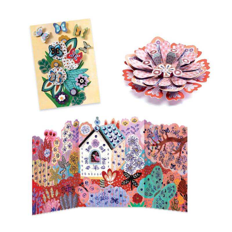 Coffret multi-activités Le jardin des fleurs Djeco
