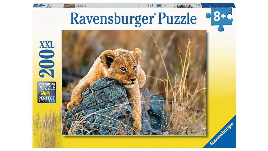 Ravensburger Puzzle - Kleiner Löwe - 200 Teile Puzzle für Kinder ab 8 Jahren