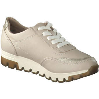 Jana comfort Schnürsneaker in beige