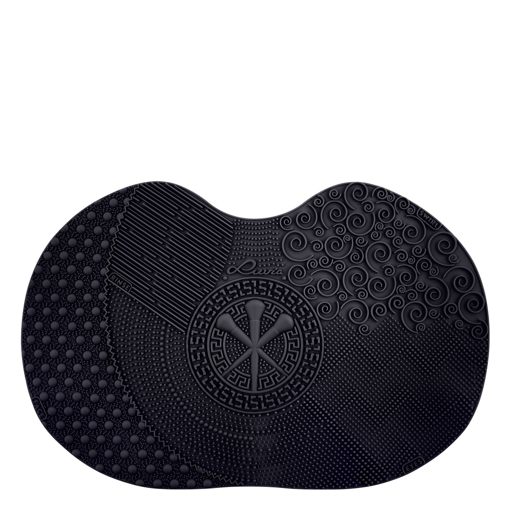 luvia Brush Cleaning Mat - Black Tapis nettoyant pour pinceaux maquillage
