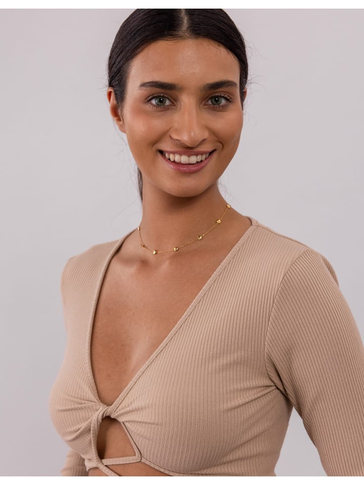 PURELEI Kette Alohi Heart in Gold günstig kaufen onesize