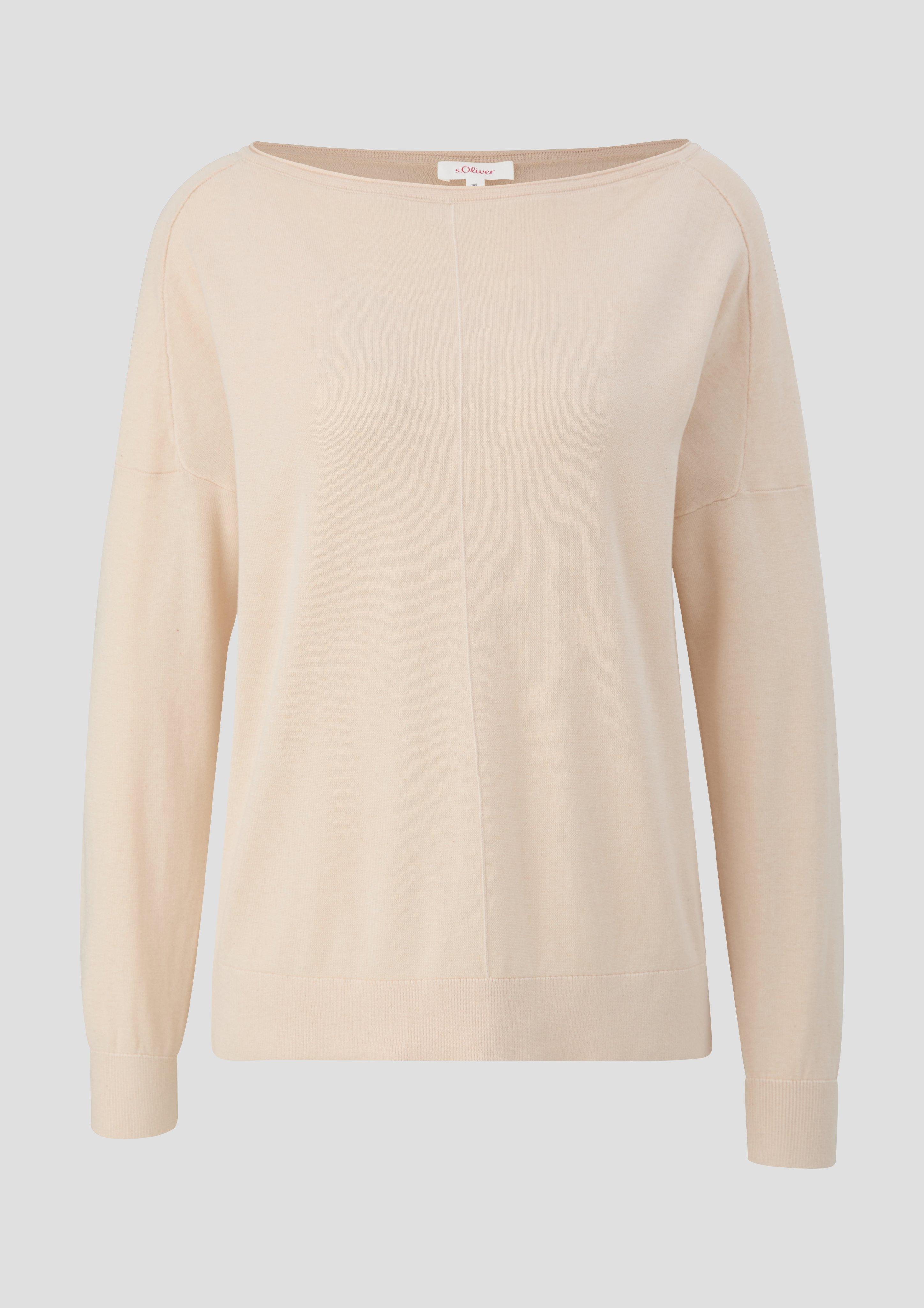 Strickpullover mit Ziernaht  2141813-8100
