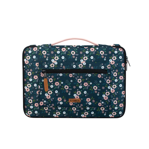 Sandton 13-inch laptop sleeve, petrol blue