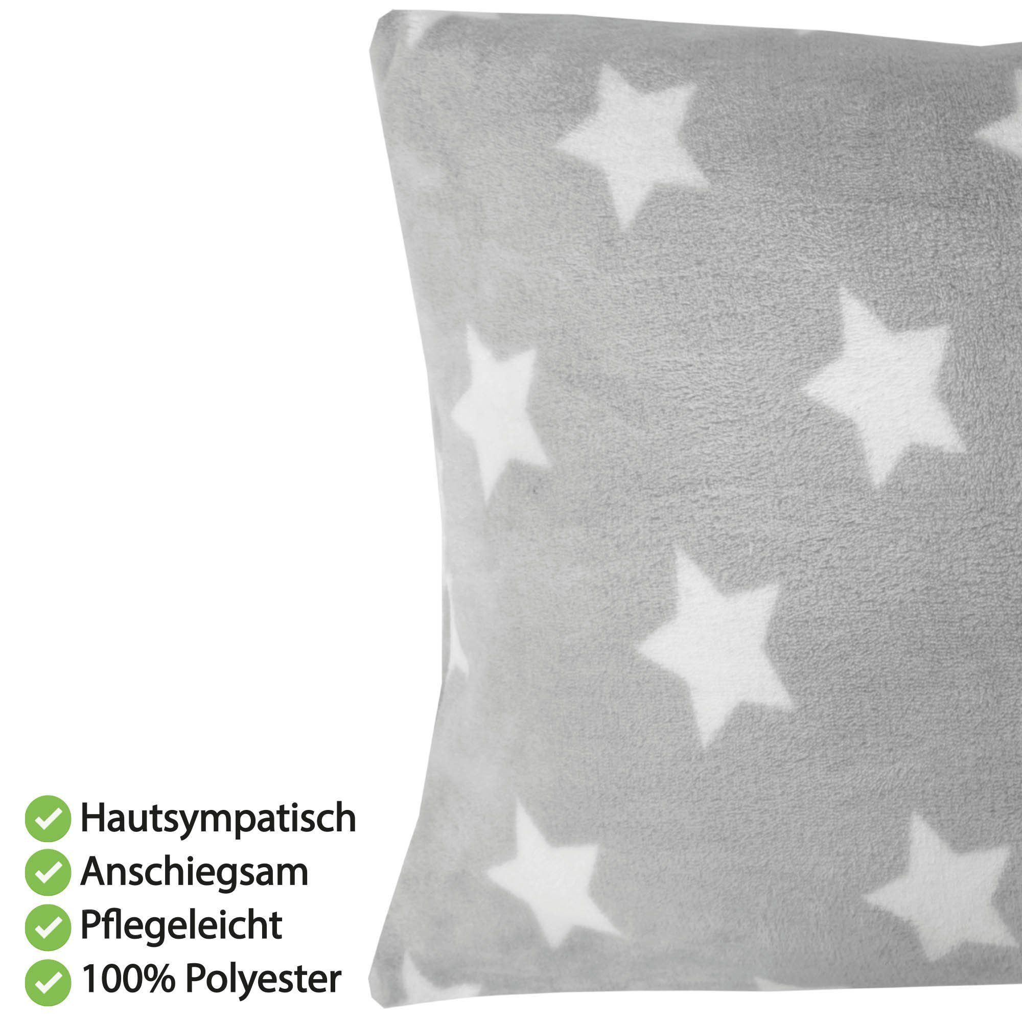 Bestlivings Dekokissen Sterne / Cord, Kissenbezug Cashmere Touch (STERNE) Kissenhülle 