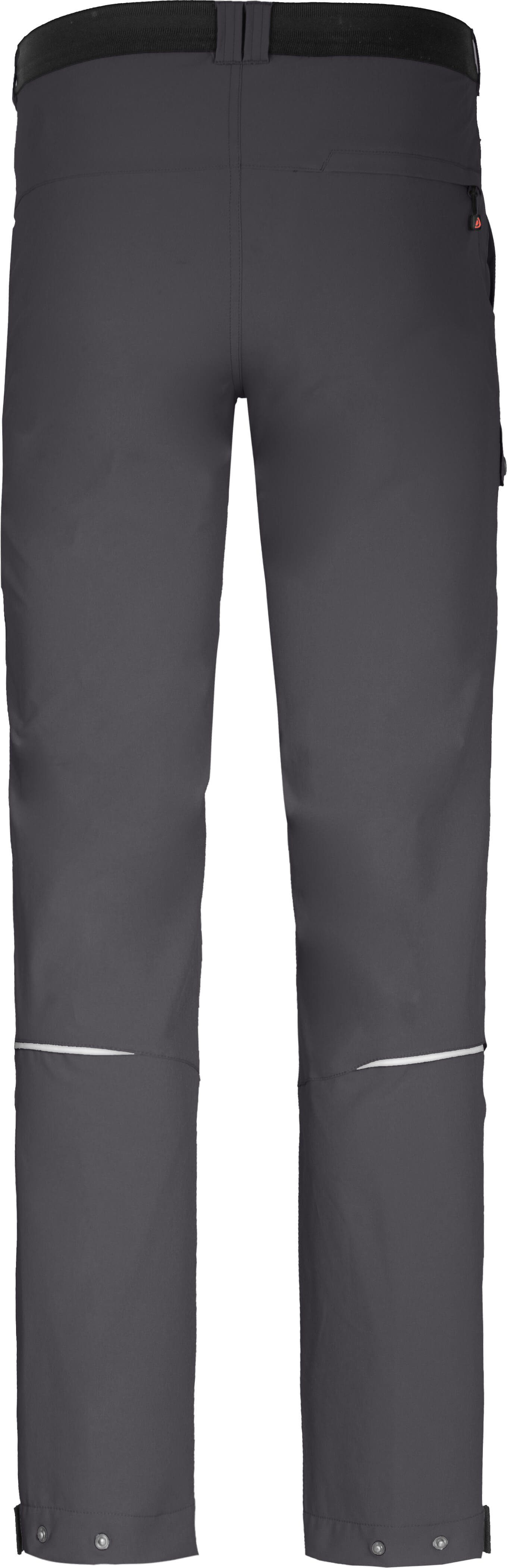 Bergson Outdoorhose FROSLEV COMFORT Herren Wanderhose, recycelt, elastisch, 7 Taschen, Kurzgrößen, grau