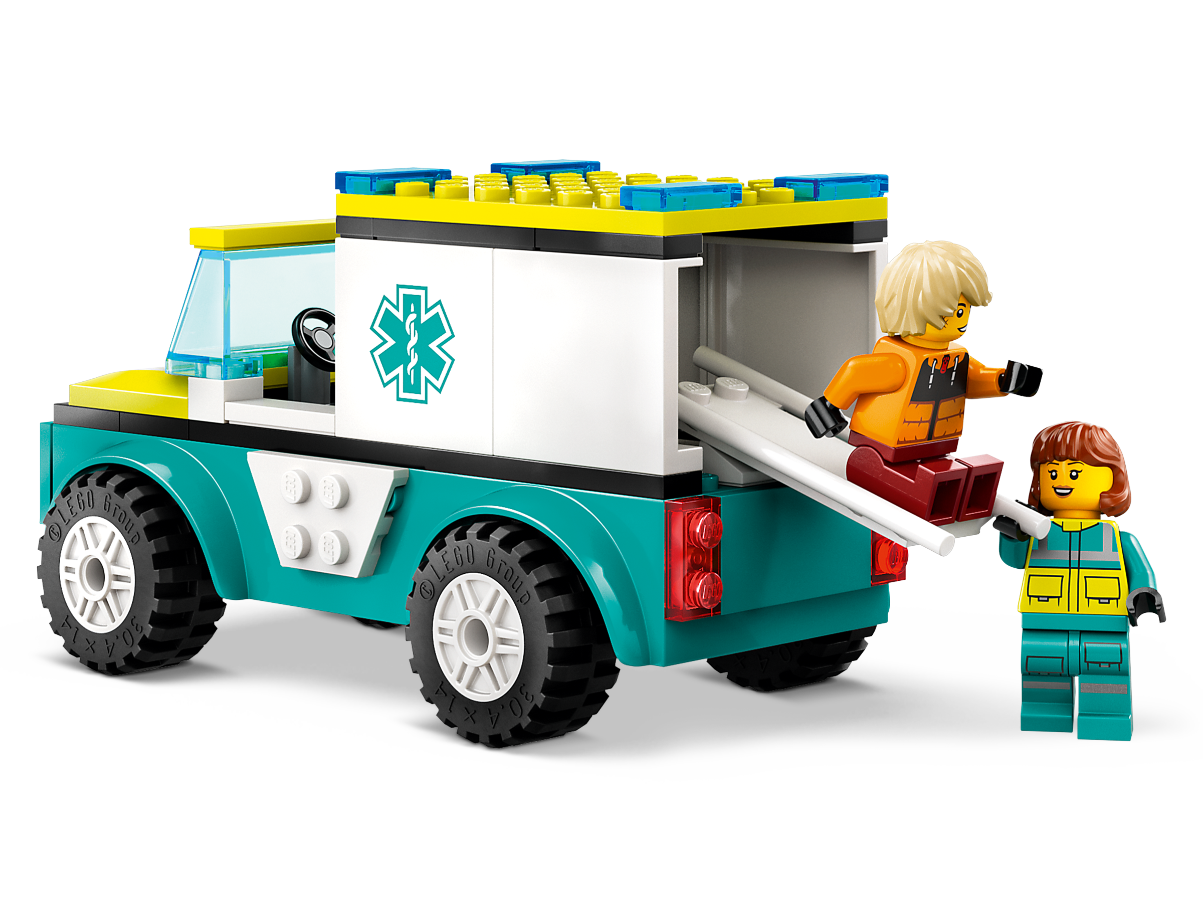 Rettungswagen und Snowboarder 60403
