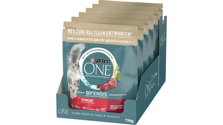 PURINA ONE STERILCAT Rind 750 g