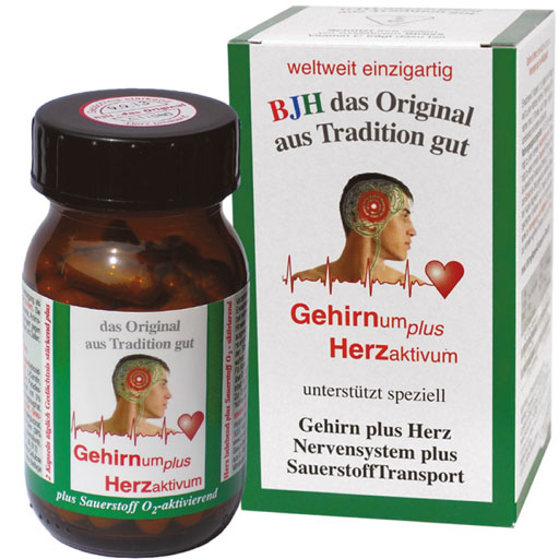 BJH Gehirnum plus Herzaktivum m.O2 aktiv Kapseln  60 St  Kapseln
