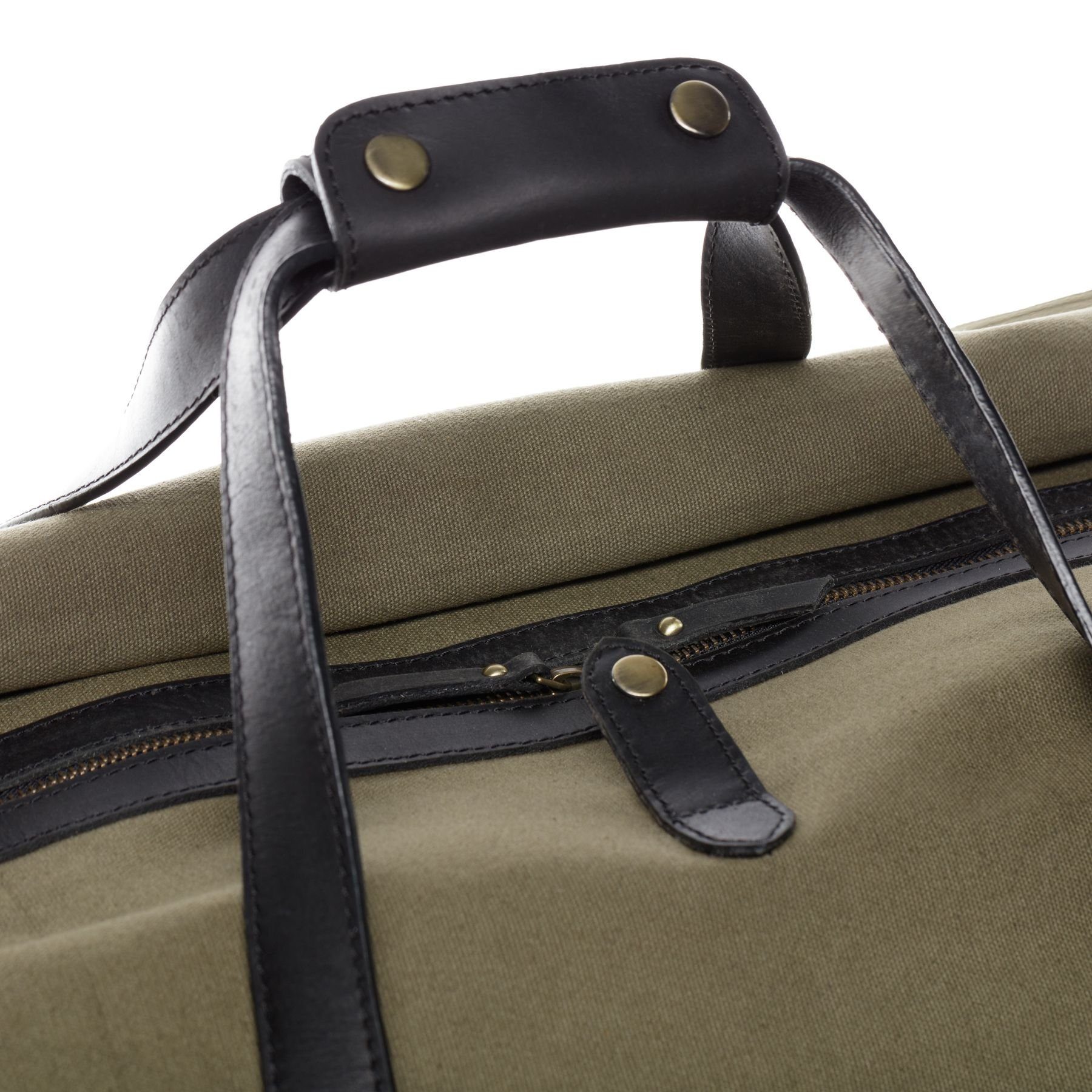 SID & VAIN Reisetasche Leder Weekender Unisex CHASE, Echtleder Reisegepäck für Damen & Herren, Sporttasche XL olive-grün
