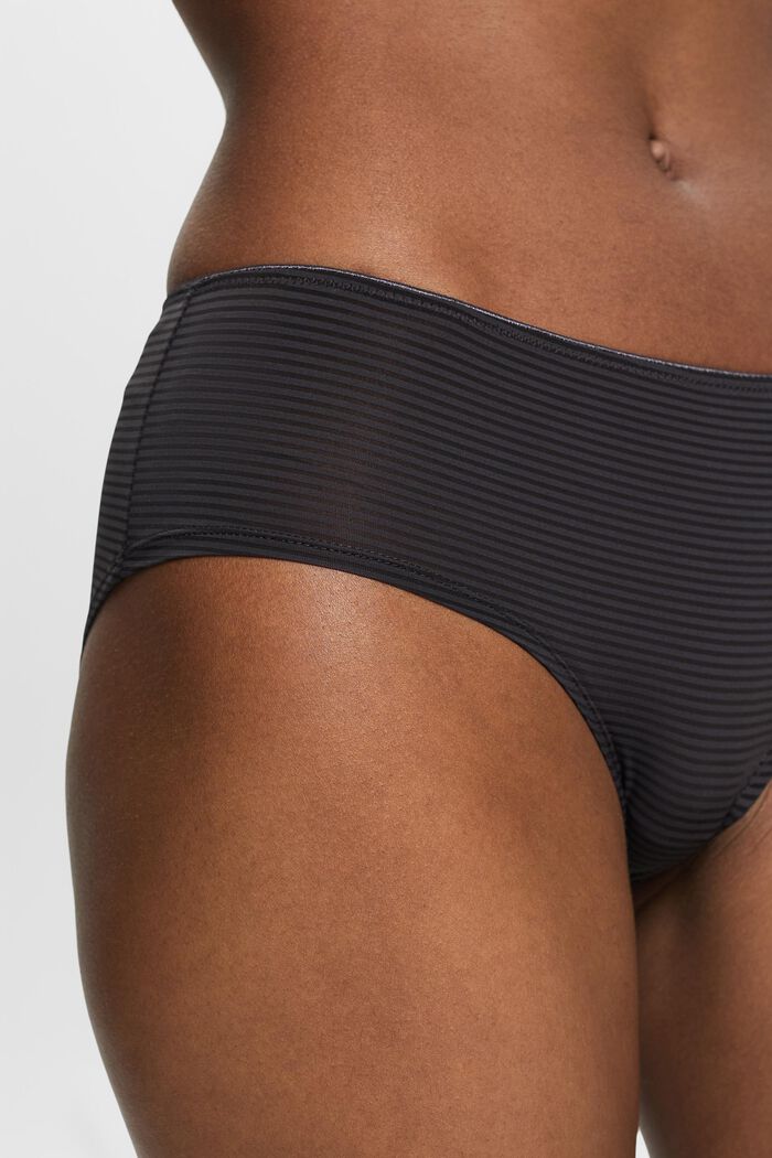 Gestreifte Shorts aus Mikrofaser