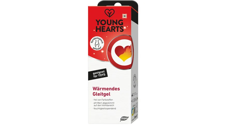 YOUNG HEARTS Gleitgel Wärmend 100 ml