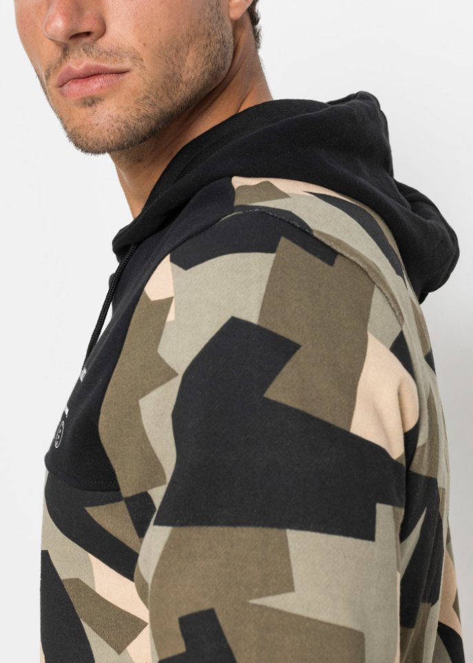 Kapuzensweatshirt mit recyceltem Polyester