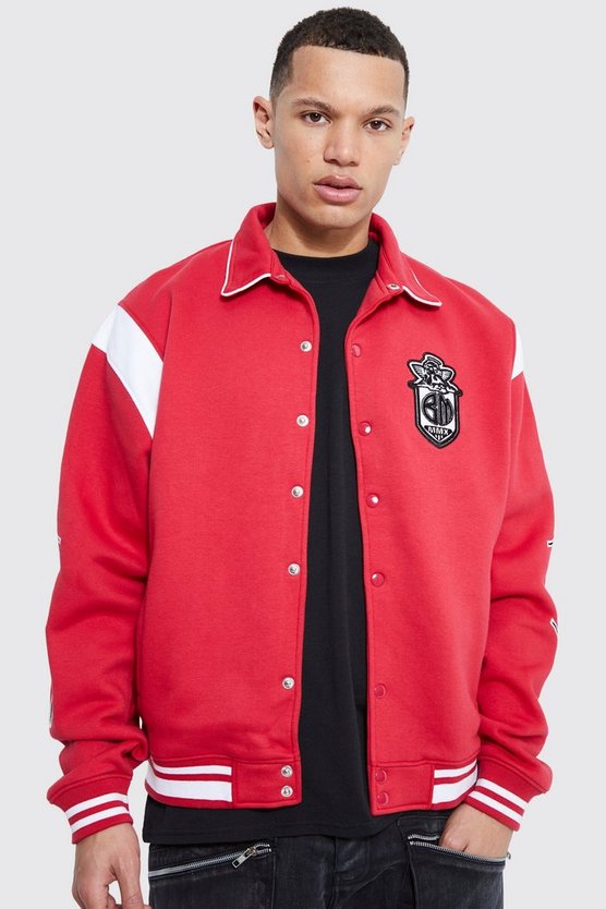 Tall kastige Limited Edition Jersey-Jacke