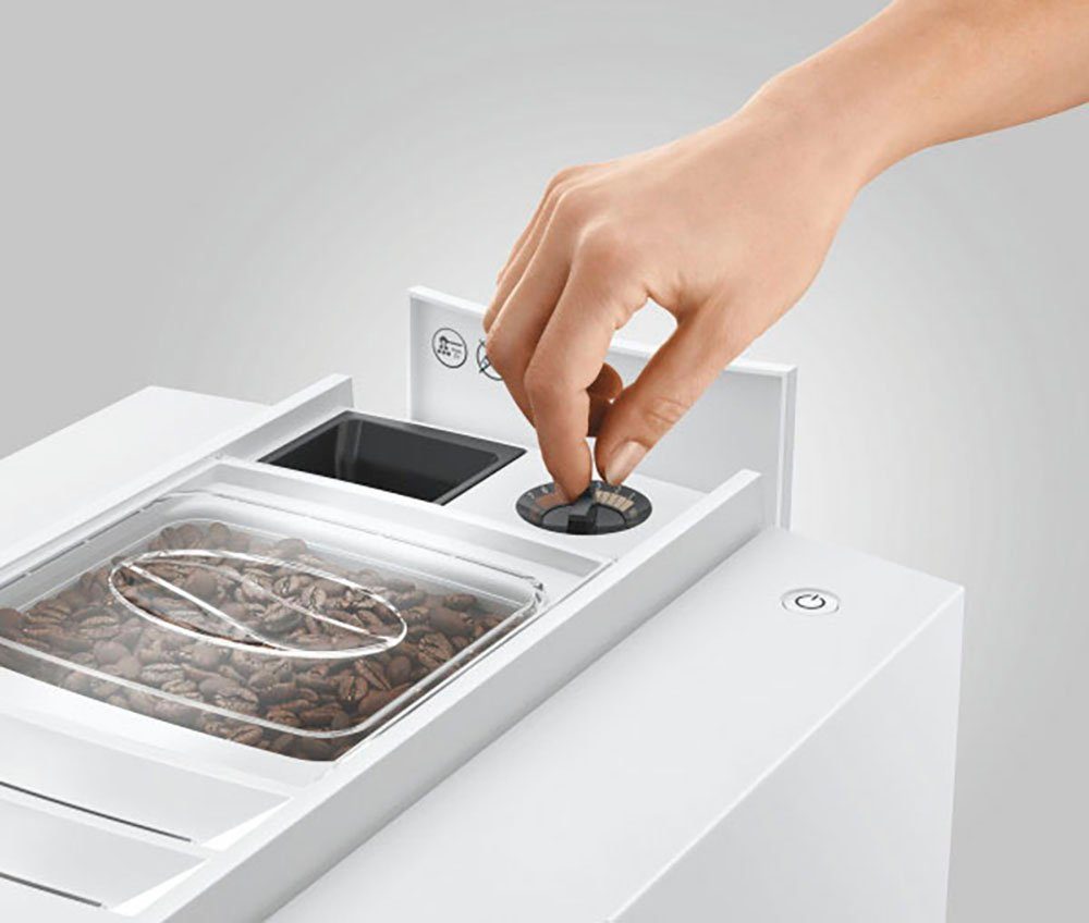 JURA Kaffeevollautomat 15585 E8 Piano White (EC)