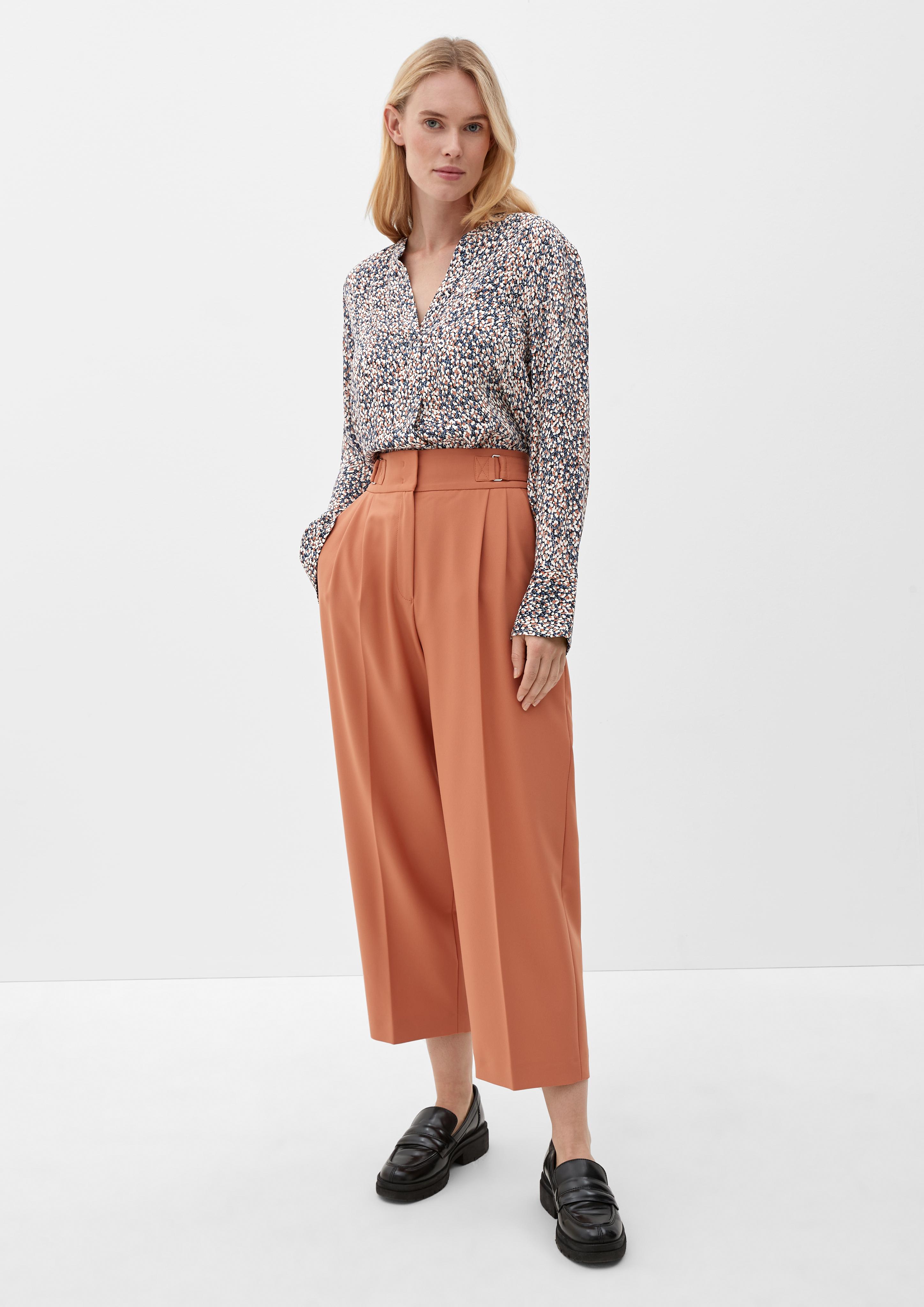 Viskosebluse mit Alloverprint  2123601-59A3