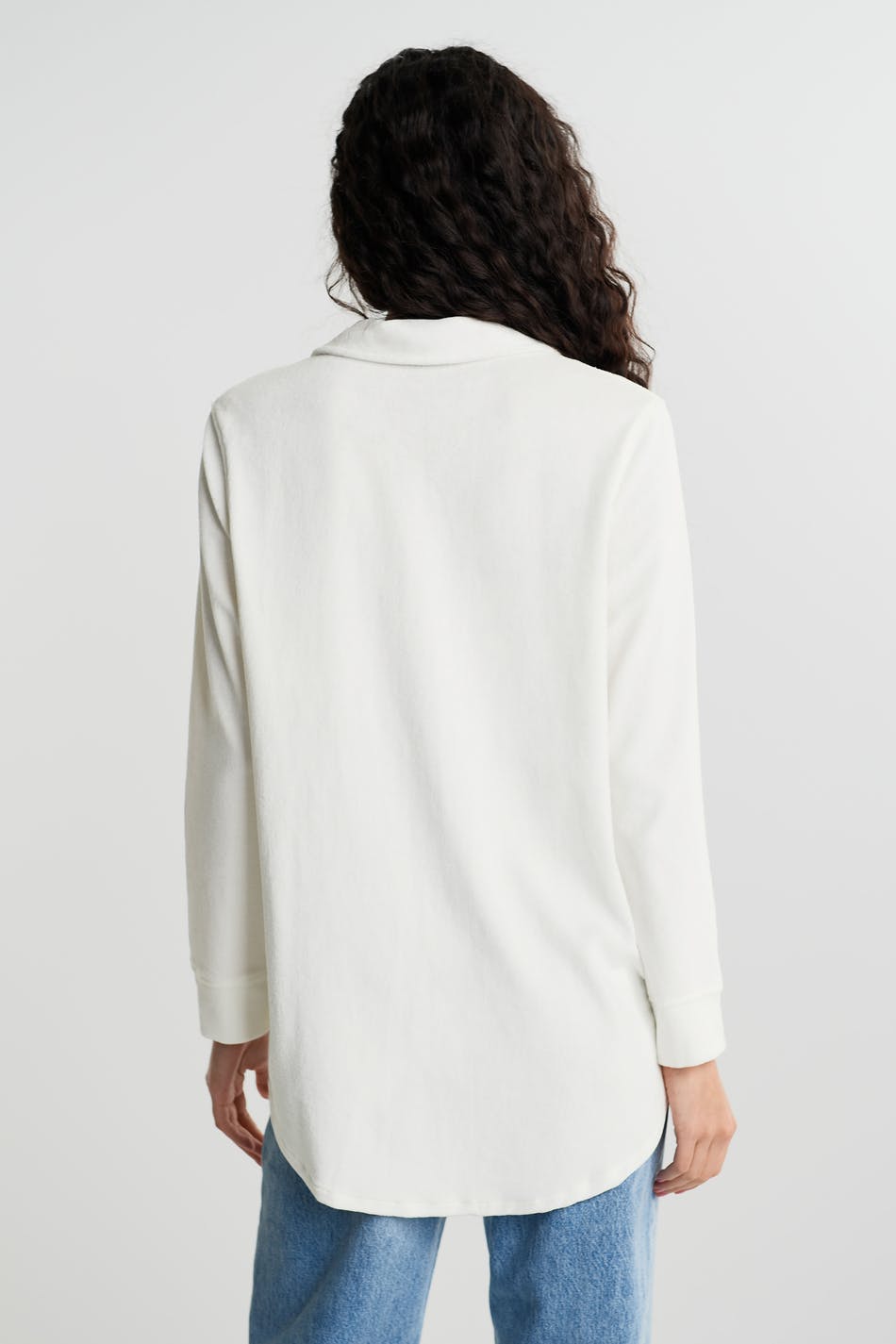 Amelia towelling shirt