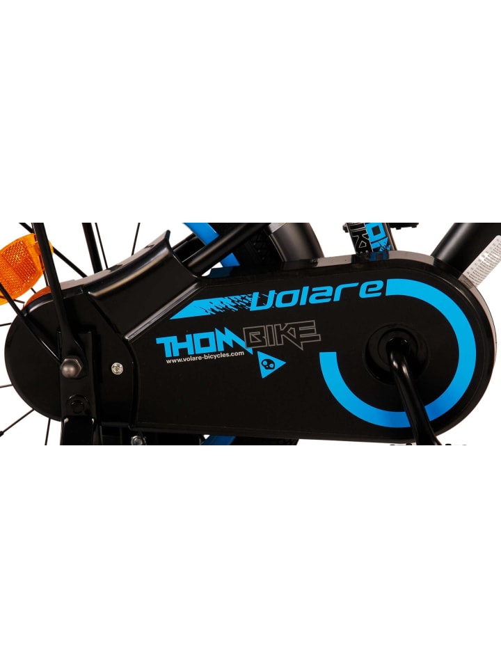 Volare Kinderfahrrad Thombike für Jungen 14 Zoll Kinderrad in Schwarz Blau 4 Jahre günstig kaufen onesize