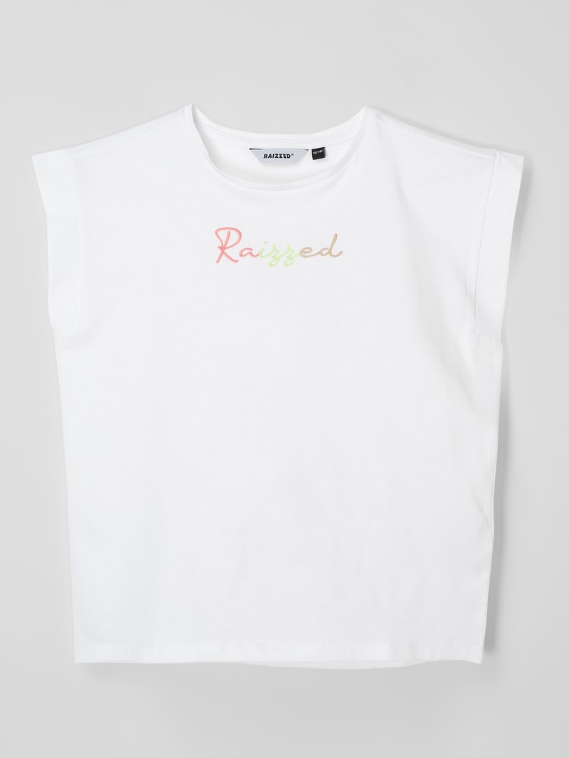 Shirt aus Baumwolle Modell 'Nomi' in offwhite