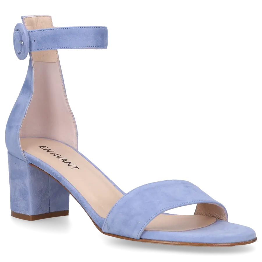 EN AVANT - Sandalen GR4 Veloursleder - blau