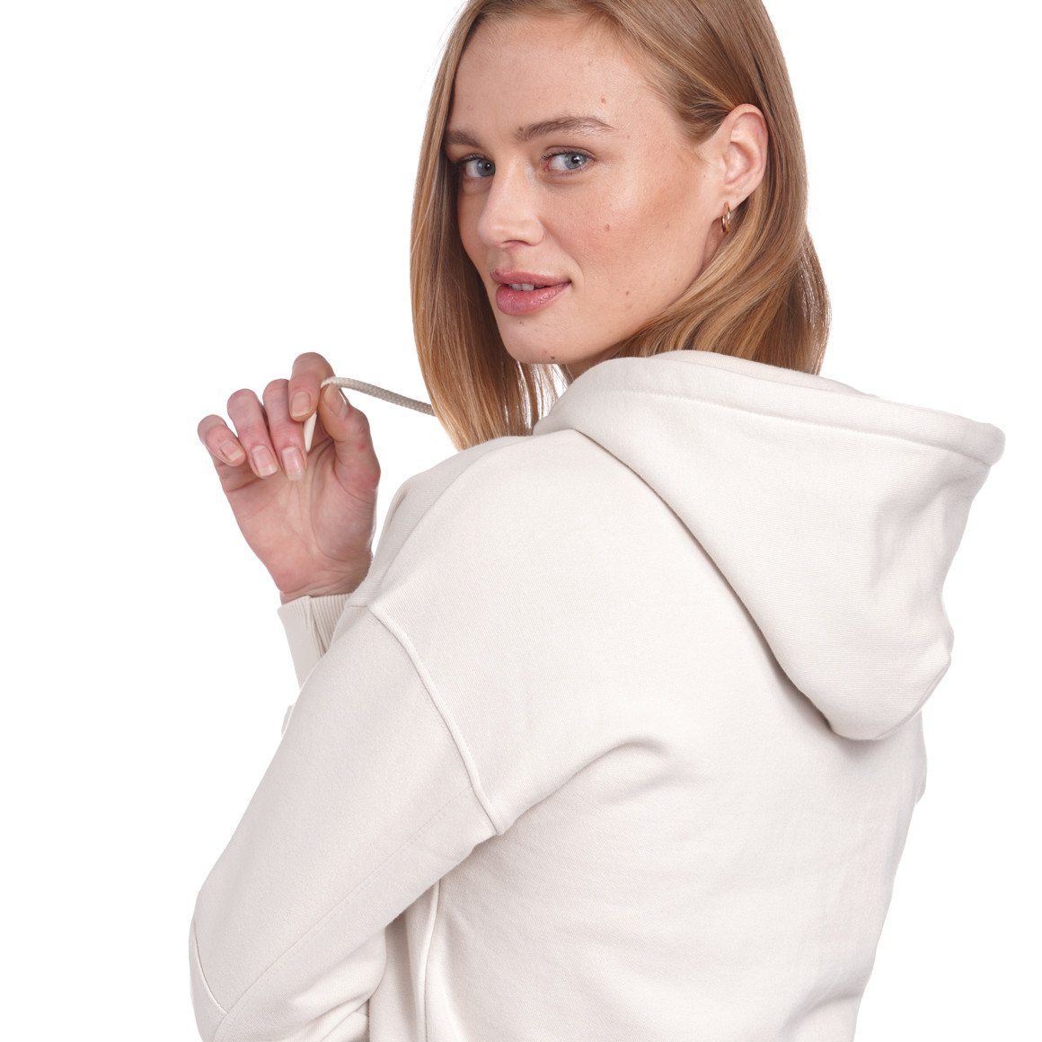 Damen Hoodie mit Stickerei
