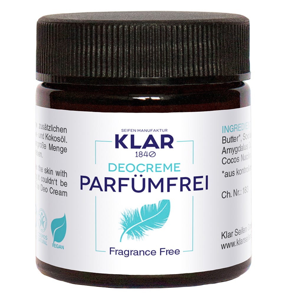 Klar's Deocreme Parfümfrei 30 ml