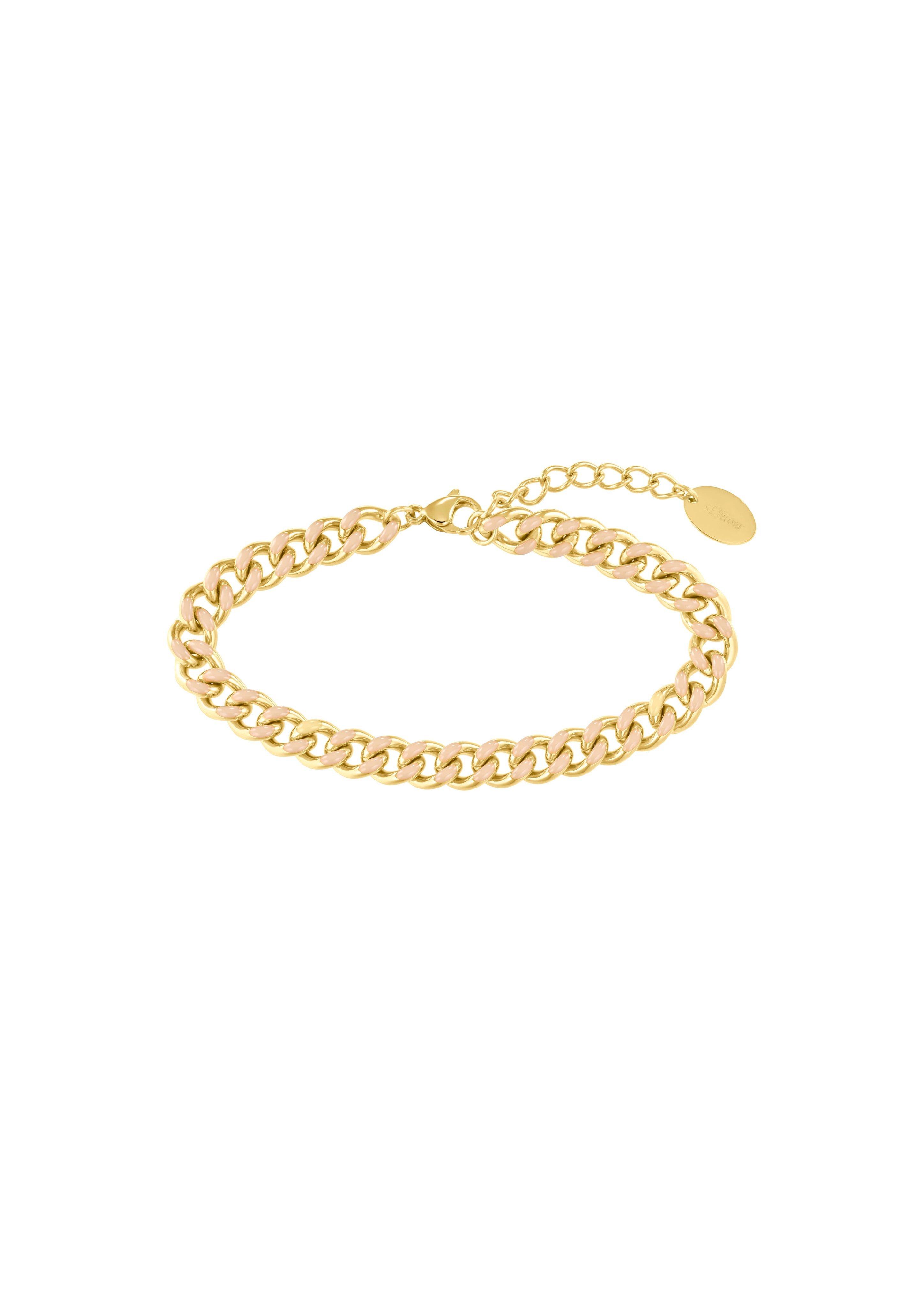 Panzerarmband mit Emaille-Detail  6008927-19B0