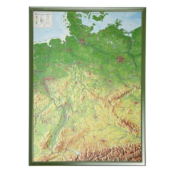 Deutschland 1 : 1 200 000 mit Rahmen - Poster