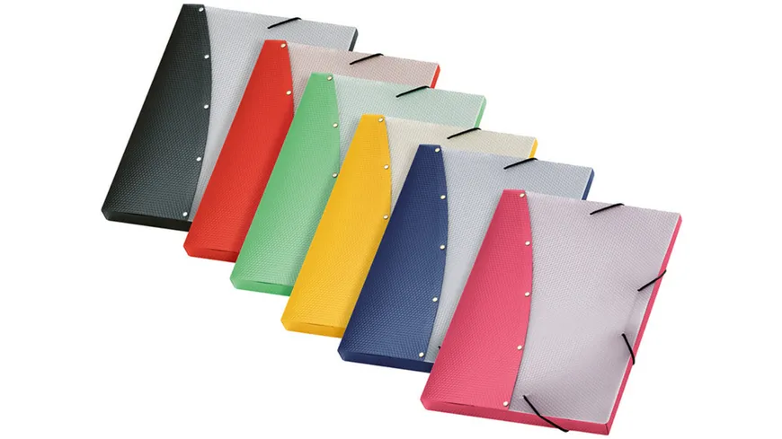VELOFLEX Heft- und Sammelbox A4 Diamond sortiert