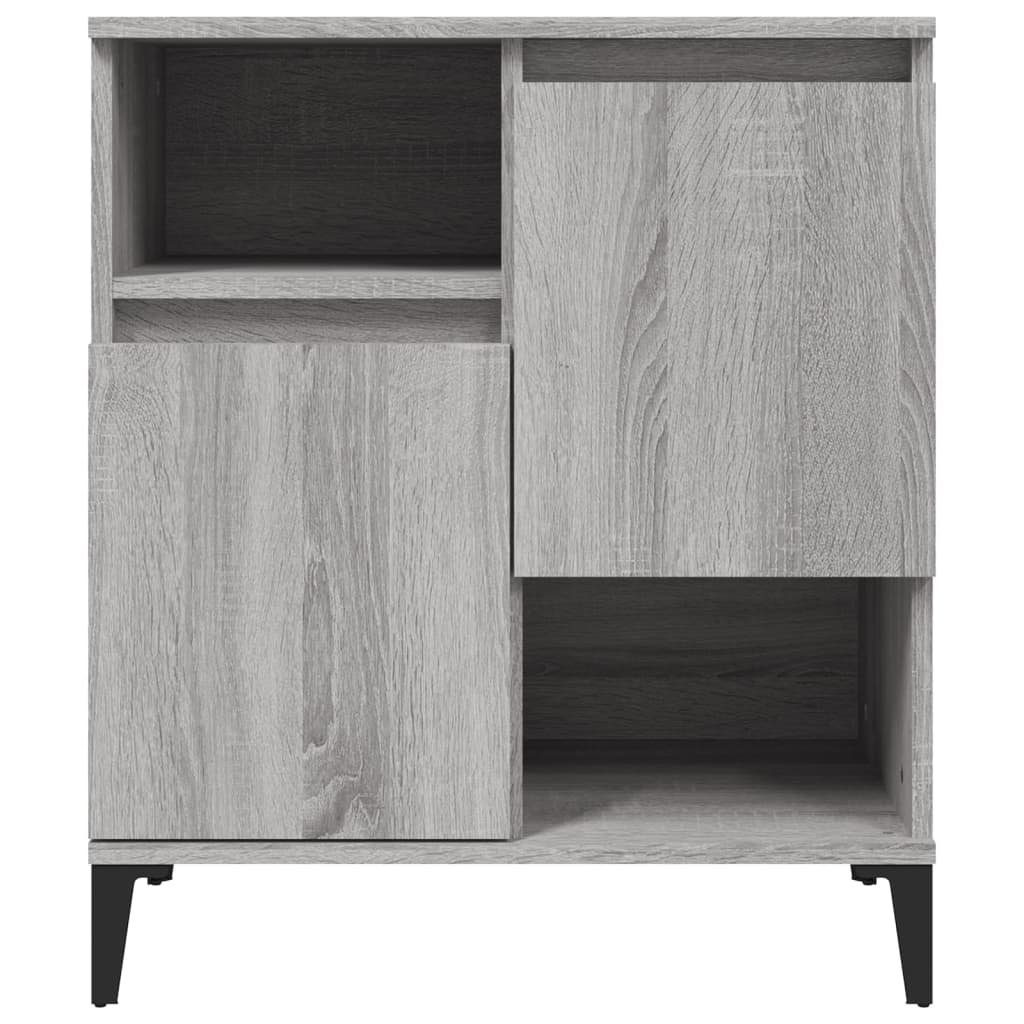 vidaXL Sideboard Sideboard Grau Sonoma 60x35x70 cm Holzwerkstoff (1 St)