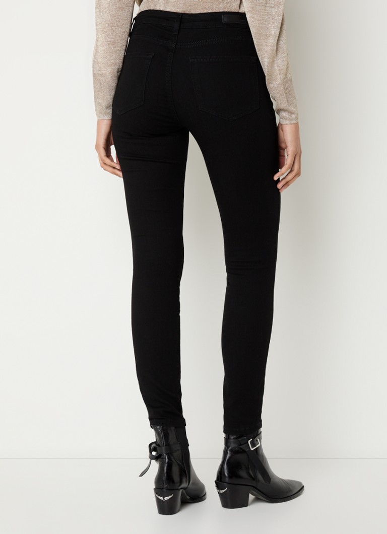 Calça jeans skinny de cintura alta OPUS Elma com lavagem colorida