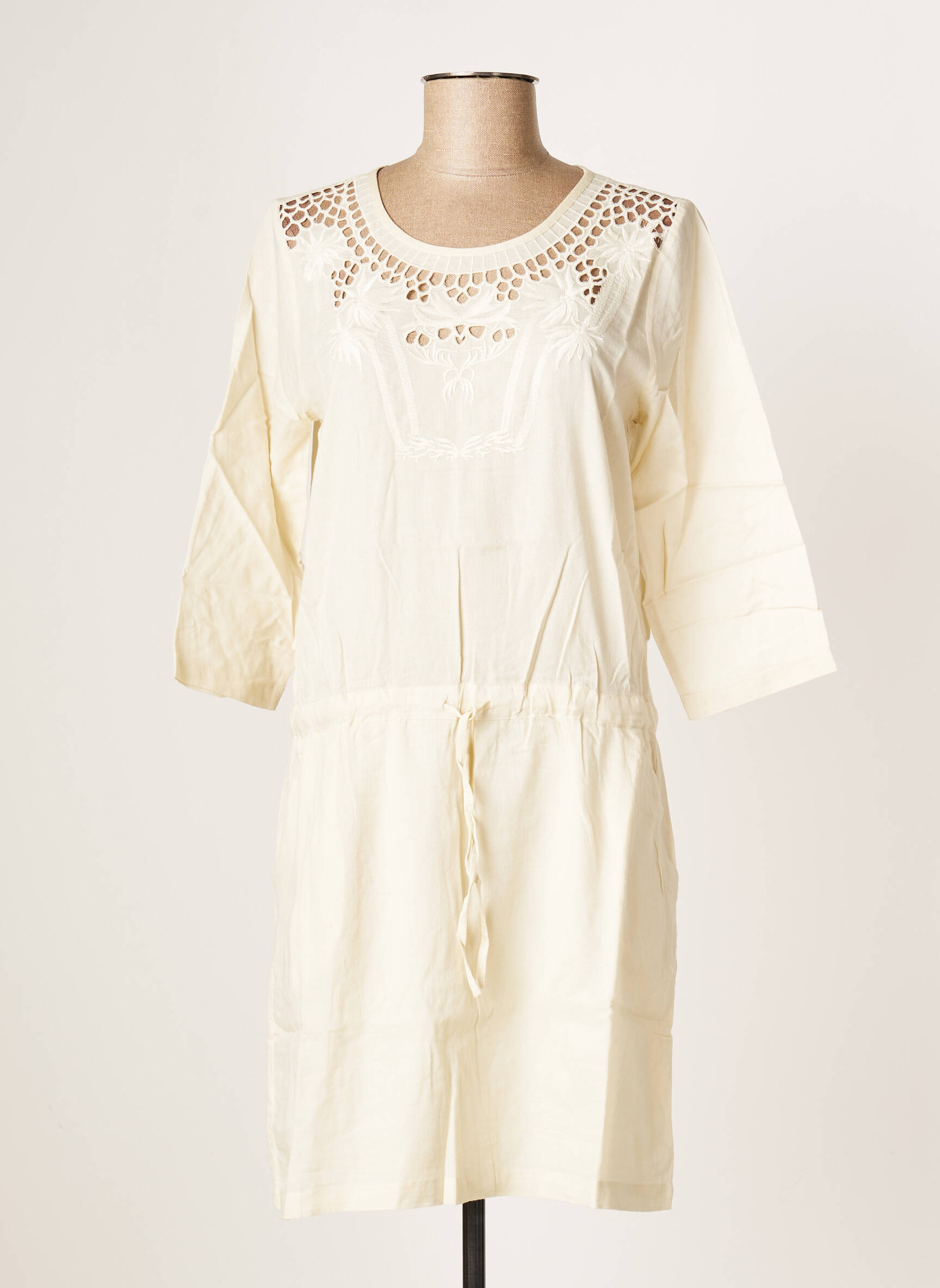 Jolie Jolie Par Petite Mendigote Robes Mi Longues Femme couleur beige