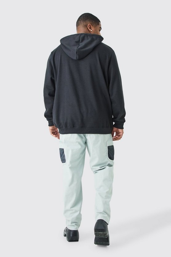 Plus elastische Cargo-Hose mit Mesh-Tasche