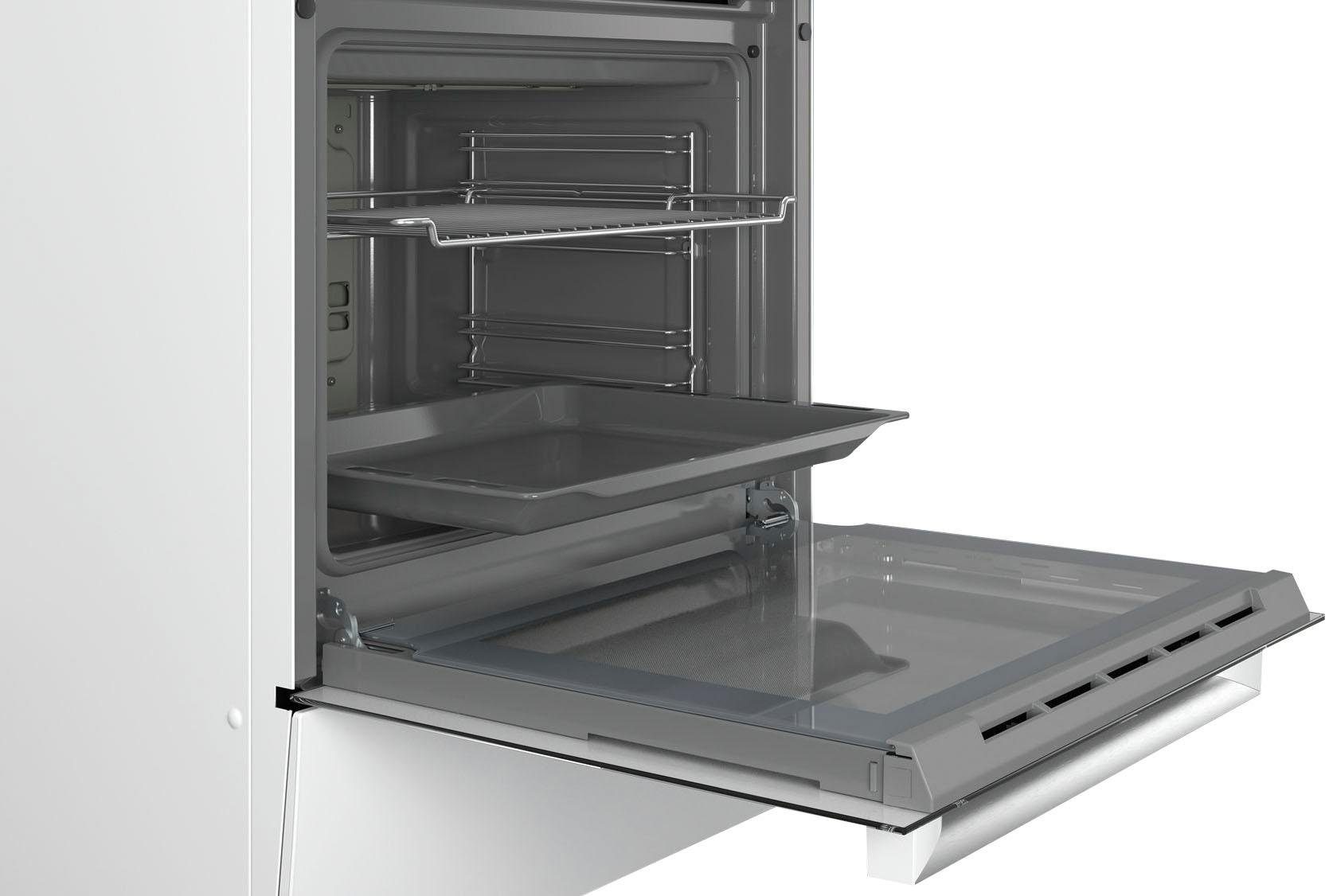 SIEMENS Elektro-Standherd iQ300 HK9R3A220, mit Teleskopauszug nachrüstbar, ecoClean