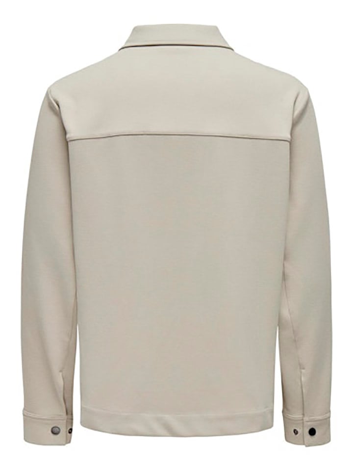 ONLY & SONS Hemd - Regular fit - in Beige günstig kaufen
