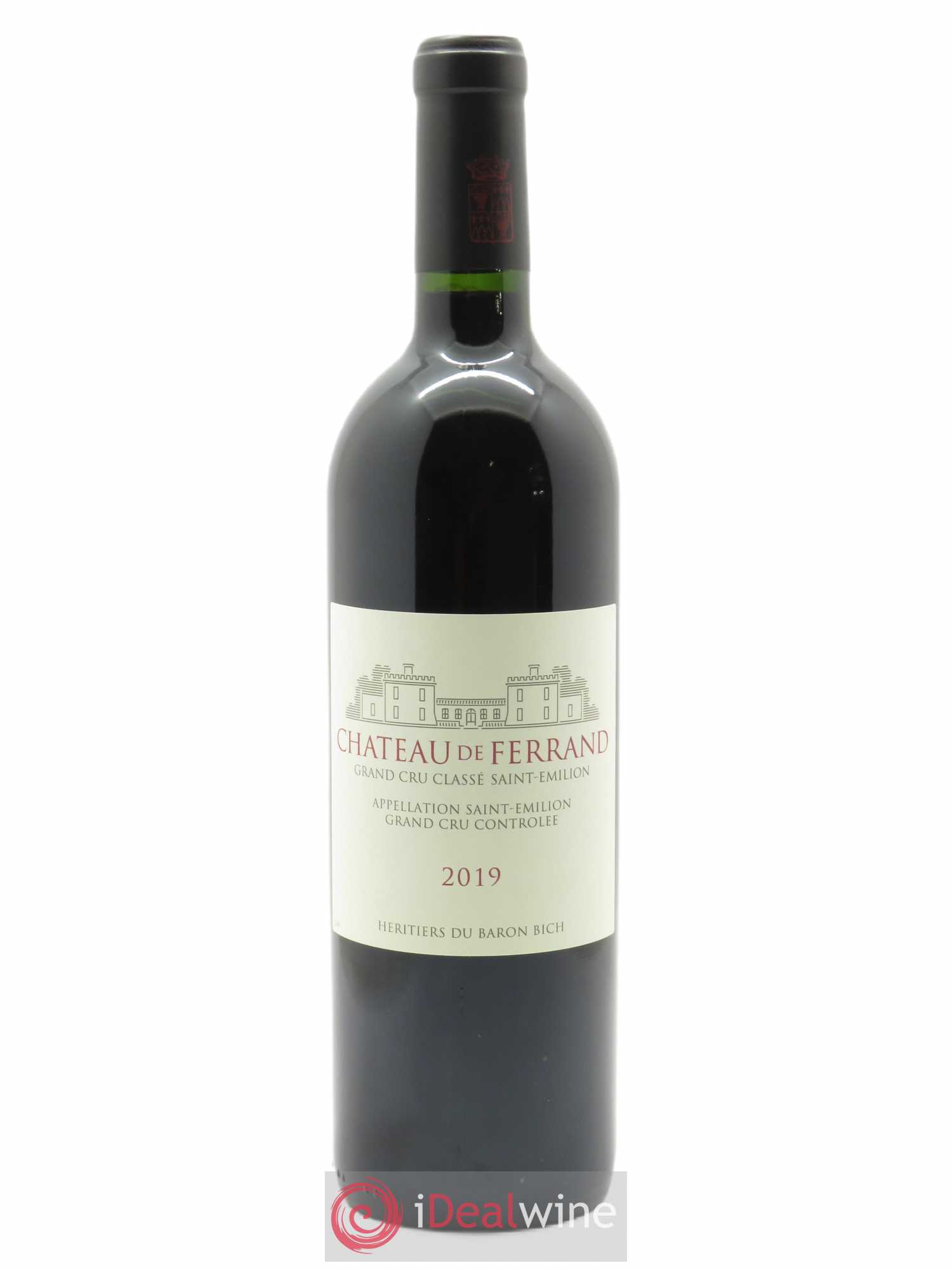 Château de Ferrand Grand Cru Classé  2019 - Lot de 1 Bouteille