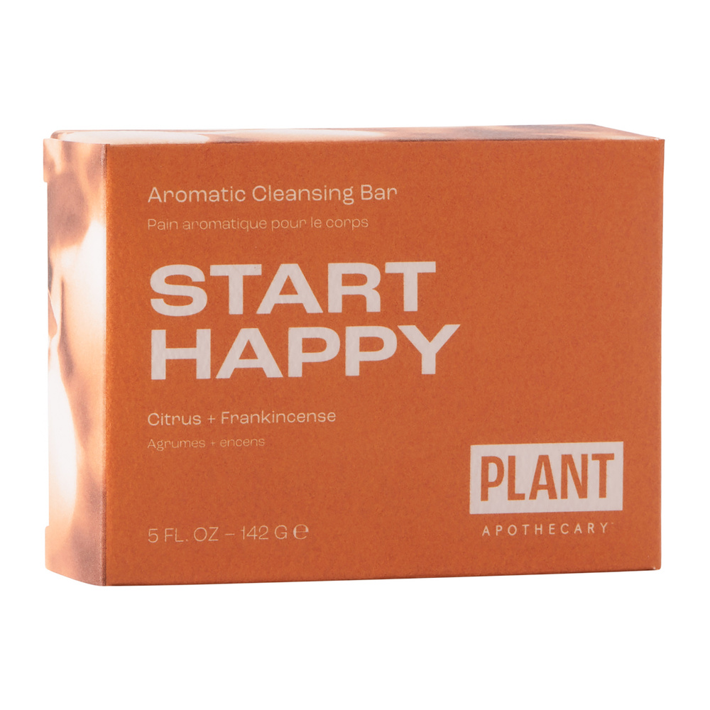 plant apothecary Start Happy Aromatic Bar Soap Pain aromatique pour le corps