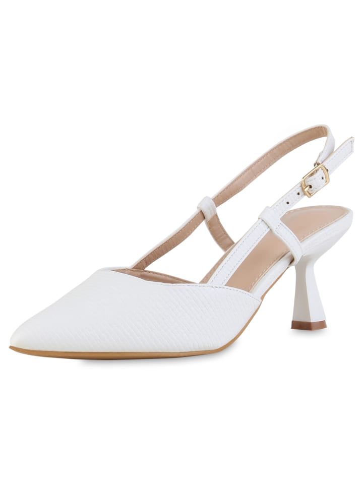 VAN HILL Slingpumps Sophia in Weiss günstig kaufen