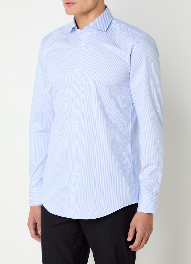 Cămașă HUGO BOSS H-Hank Slim Fit cu imprimeu și dungi